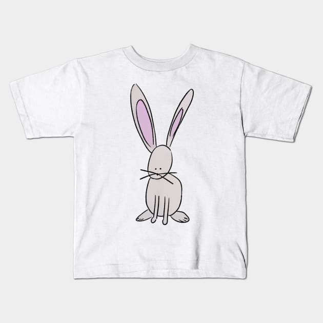 Silly bunny Kids T-Shirt by Oranges